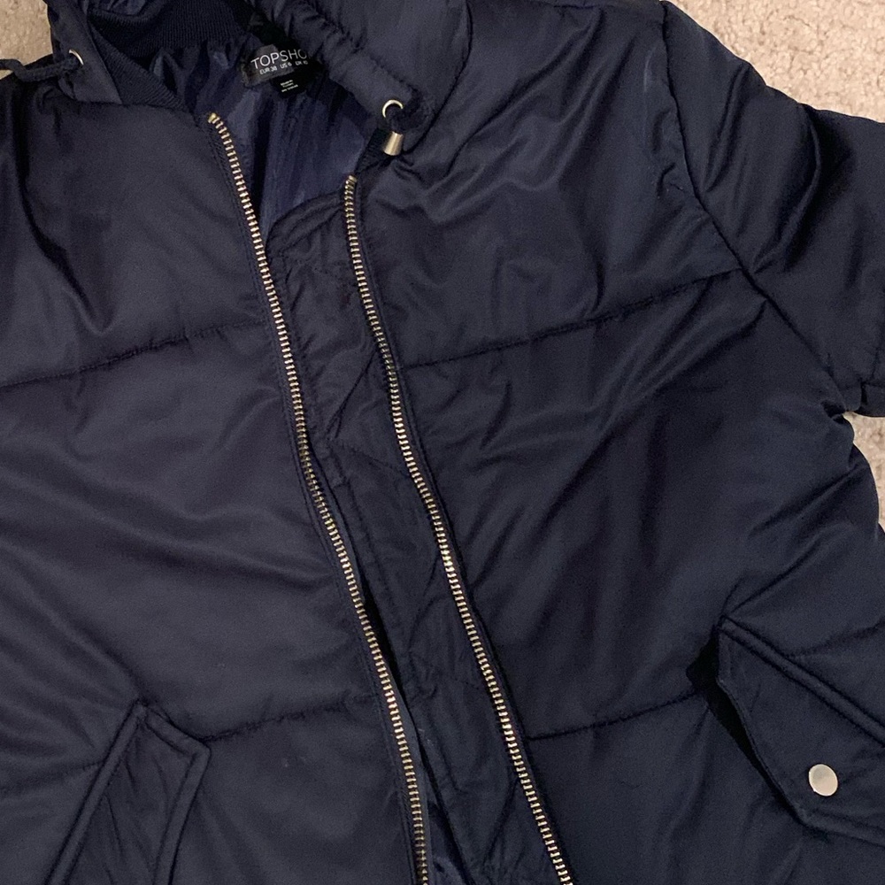 Navy Puffy jacket